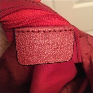 GUCCI HORSEBIT LARGE RED CANVAS MONOGRAM